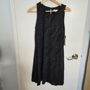 Nine West Sleeveless Shimmery Black dress